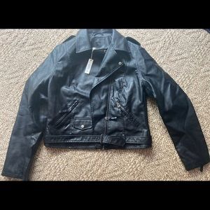 Max Studio Leather Jacket